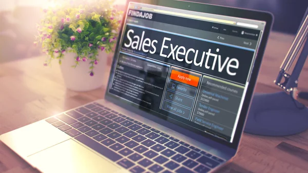 Jsme nájem Sales Executive. 3D. — Stock fotografie