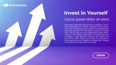 Kendine Yatırım Yap - Moda Renklerinde Web Şablonu.