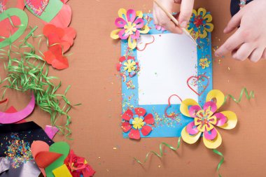 Multicolour fotoğraf çerçevesi