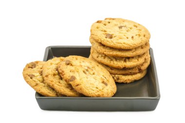 Bademli çikolatalı kurabiye