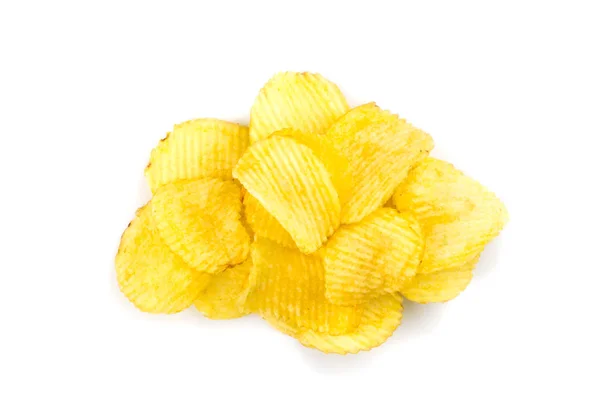 Pile of potato chips — Stock Photo, Image