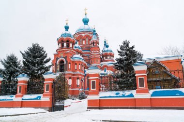 Kar görünümünü o annenin Kazan simgesi Katedrali'nde düşmek