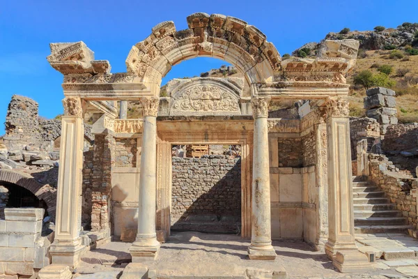 Tempel av Hadrian i Efesos — Stockfoto