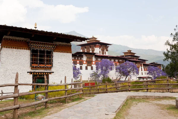 Punakha Dzong, uno de los monasterios más grandes de Bután — Foto de Stock