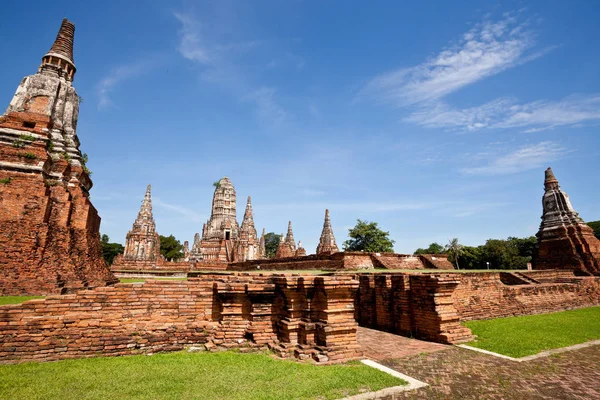 Ruin temple in Ayutthaya, Thailand — Stock Photo, Image