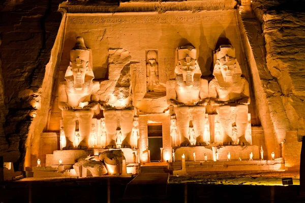 Templo Ramsés II em Abu Simbel — Fotografia de Stock