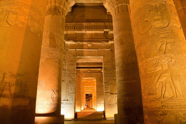 Coluna em Templo de Sobek — Fotografia de Stock
