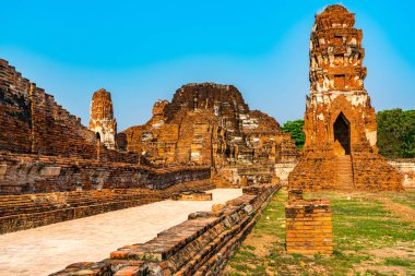 WAT Mahathat Ayutthaya Historical Park, Tayland adlı eski Budist tapınağı