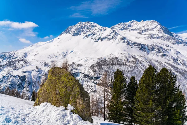 Vista della Svizzera Paesaggio — Foto Stock