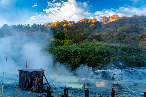 View in Tamagawa onsen in the morning — Stock Photo, Image