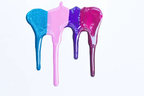 Nail polish splash — Stock Photo, Image