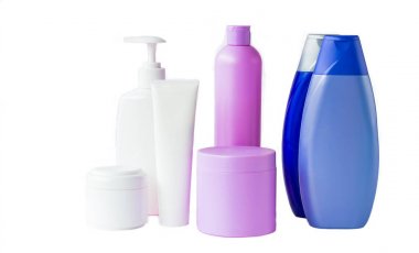 Konteyner kozmetik için. Çok renkli