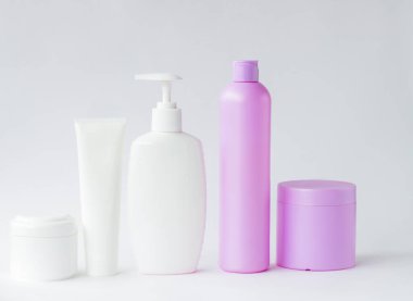 Konteyner kozmetik için. Çok renkli