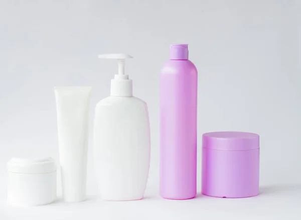 Behälter für Kosmetika. Vielfarbig — Stockfoto