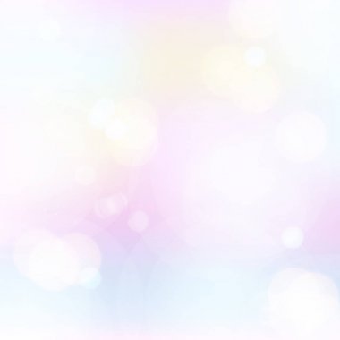 romantik pastel pembe mavi sarı renkli bokeh etkisi vektör arka plan