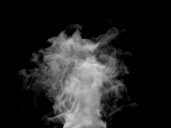 Chaotische rook effect onder stijgen naar top — Stockfoto