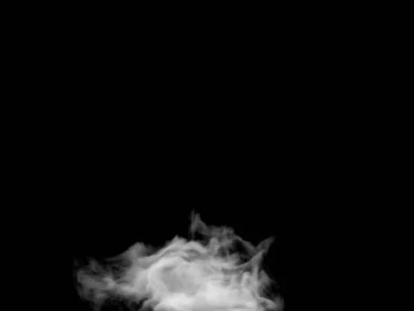 Efeito de fumaça caótico subindo de baixo para cima — Fotografia de Stock