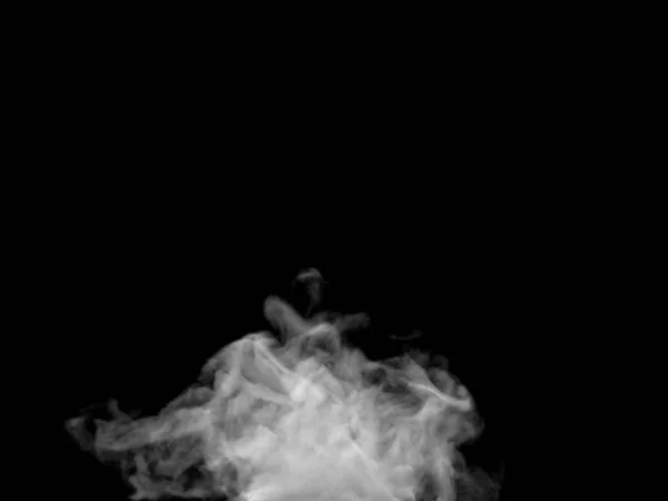 Эффект хаотичного дыма поднимается снизу вверх — стоковое фото