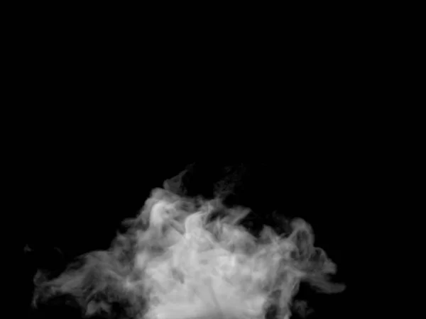 Chaotische Rauchentwicklung steigt von unten nach oben — Stockfoto