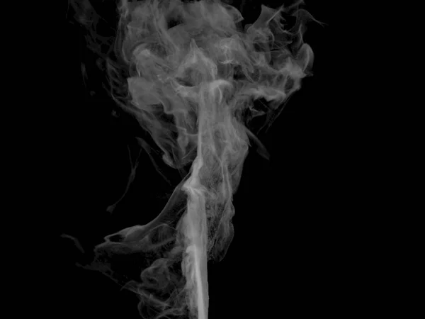 Efeito de fumaça leve Wispy subindo de baixo para cima — Fotografia de Stock
