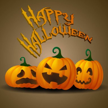 Mutlu Cadılar Bayramı kartı komik jack o fener ile