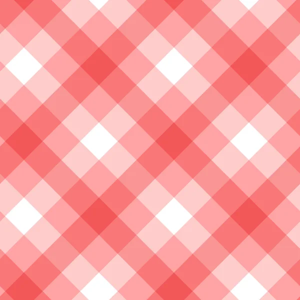 Pink checker pattern seamless vector design — Stock Vector