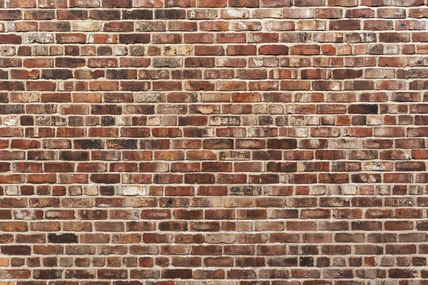 Antika tuğla mat - Eskimiş eskimiş eskimiş koyu kahverengi ve kırmızı tuğla duvar zeminli paslı taş bloklar - Eski kırsal grunge endüstriyel desen mimari - Vintage Brick Work