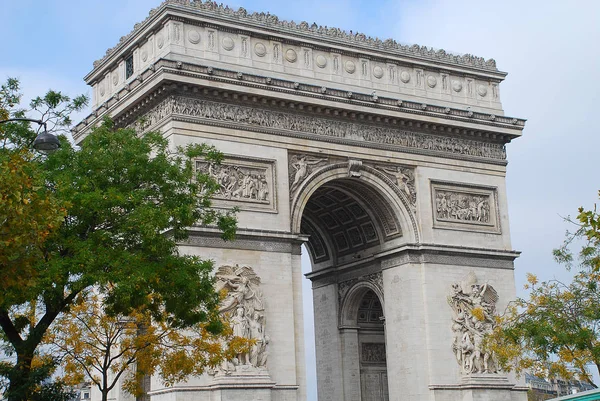 L'Arco di Trionfo de l'Etoile, Parigi, Francia — Foto Stock