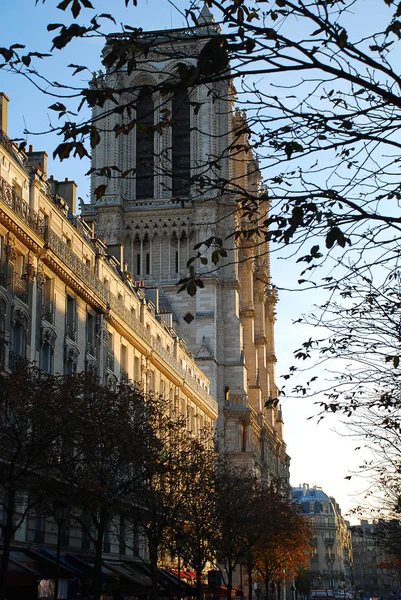 Notre-Dame de Paris, Frankrijk — Stockfoto