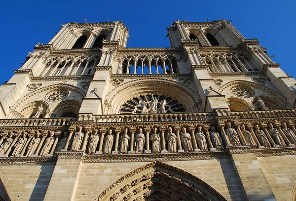 Notre-Dame de Paris, France - The western facade Stock Photo