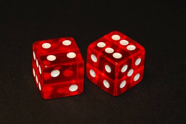 bir siyah Resepsiyon, sonuç on (10), dört (4) ve altı (6 iki zar)