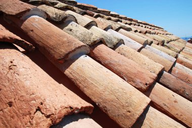 Dubrovnik Hırvatistan tipik çatı