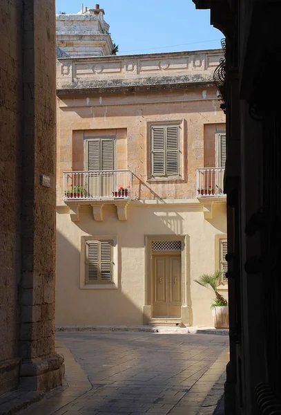 Casa Typival en Mdina, Malta — Foto de Stock