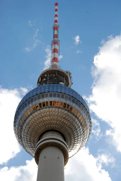 Dettaglio della Torre della Televisione, Berlino, Germania — Foto Stock