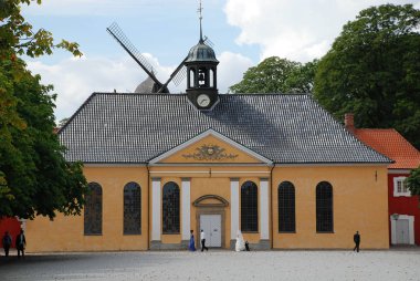 Kilise ve yakın, Kopenhag'ın bitişik hapiste