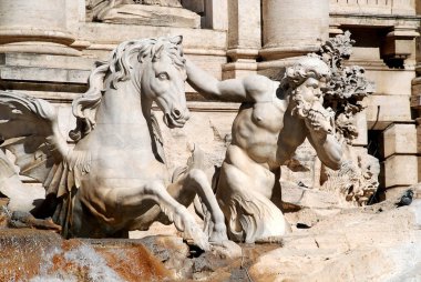 Trevi Çeşmesi (İtalyanca: Fontana di Trevi), Roma, İtalya