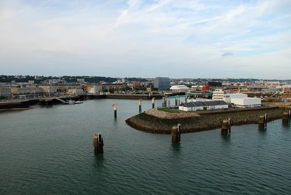 El puerto de Le Havre (Normandía, Francia ) —  Fotos de Stock