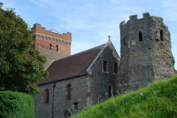 Roman Lighthouse and Anglo-Saxon church in Dover Castle, Kent