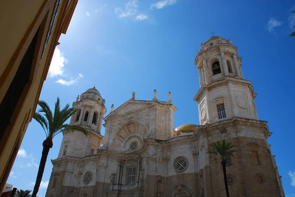 "Cadiz Cathedral "is a Roman Catholic church in Cadiz, Spain — стоковое фото