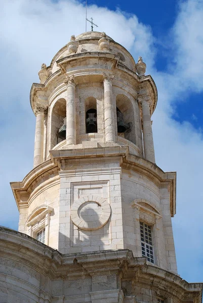 Torre da Catedral de Cádiz, Cádiz, Espanha — Fotografia de Stock