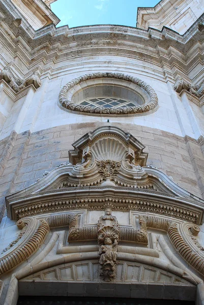 카디 즈, 스페인, 카디 스 대성당의 외관 — 스톡 사진