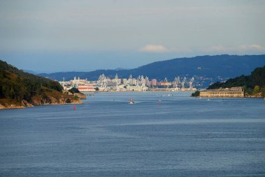 Ferrol, İspanya limanının giriş