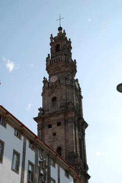 Kościół Clerigos (portugalski: Igreja dos Clerigos), Porto, Portugalia — Zdjęcie stockowe