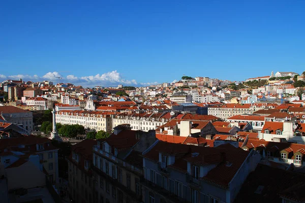 Vista aérea do centro de Lisboa, Portugal — Fotografia de Stock