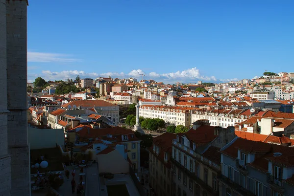 Vista aérea do centro de Lisboa, Portugal — Fotografia de Stock