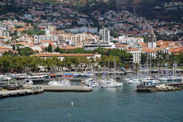 Na Maderze Port w Funchal, Portugalia — Zdjęcie stockowe