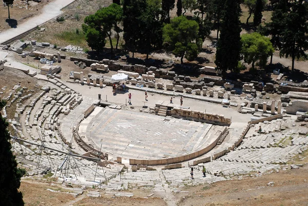 Teatr Dionizosa, Acropolis, Ateny, Grecja — Zdjęcie stockowe