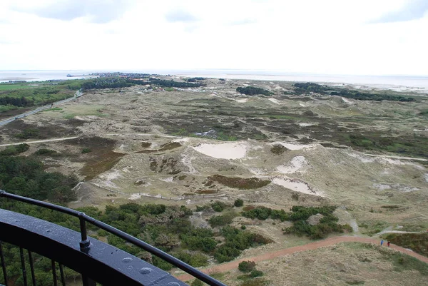 Aerial view of Amrum's northern part (Germany) — Stock Photo, Image