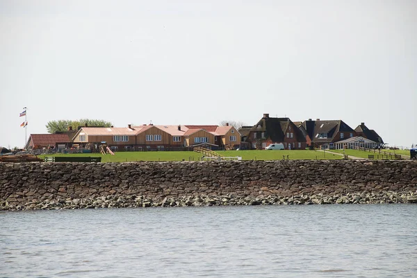 Vista del Hallig Hooge (Alemania ) —  Fotos de Stock