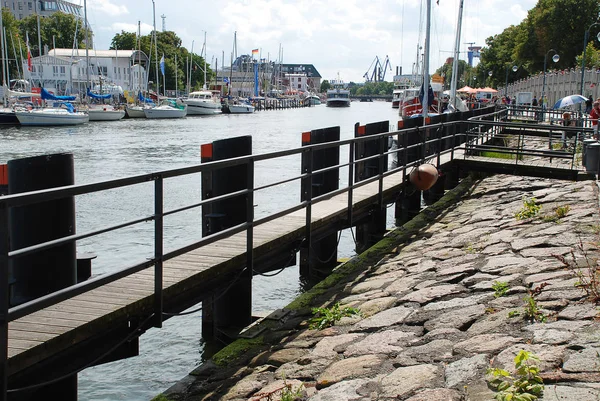 Harbor of Warnemunde (Germany) — Stock Photo, Image